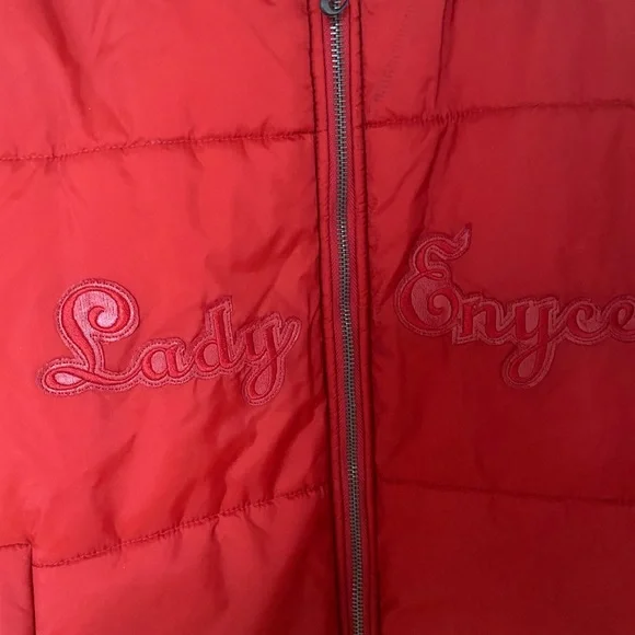 New Lady Enyce 1997 - XXL Style Jacket - Full Zip Red Color - Picture 4 of 7